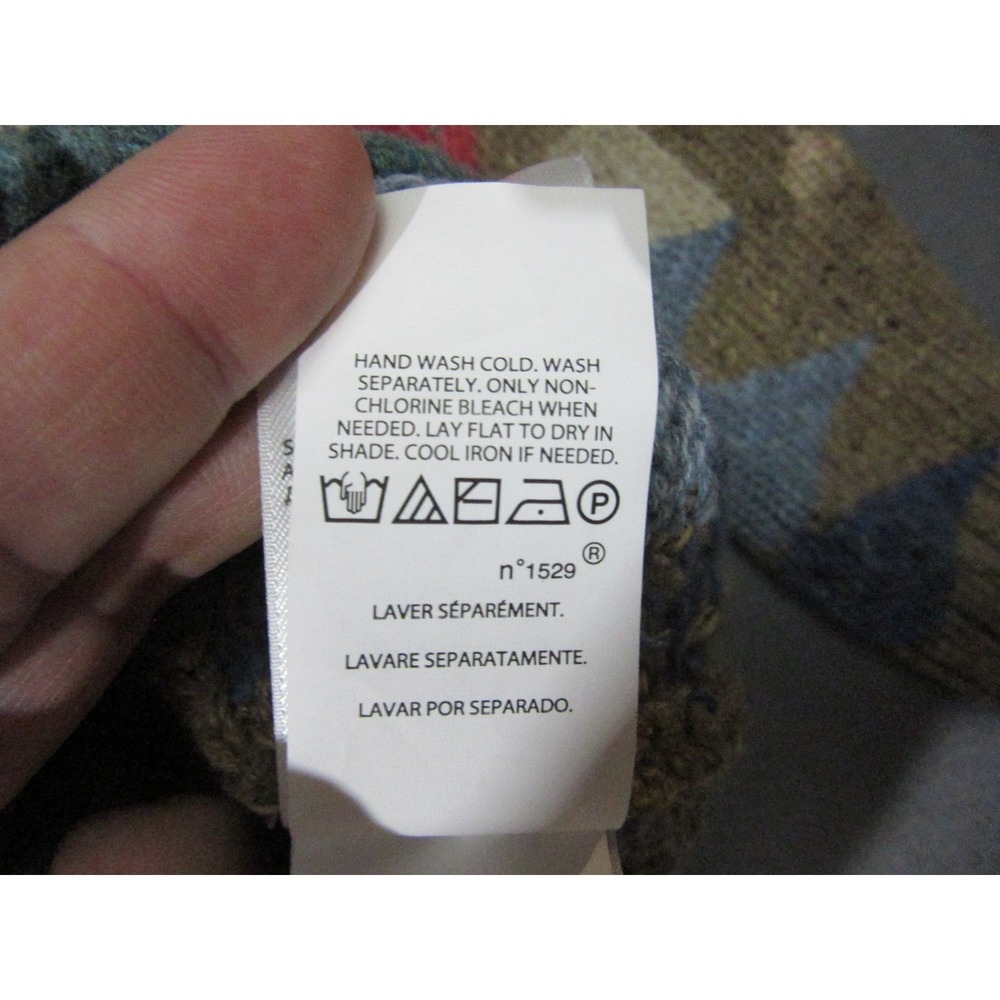 Polo Ralph Lauren Sweater Womens Small Beige Southwestern Aztec Wool Blend - Picture 8 of 14